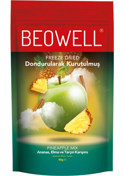 Pineapple Mix – Freeze Dried Dondurularak Kurutulmuş Meyve Karışımı
