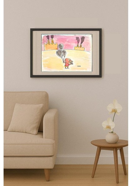 Raimundo Waldez Duarte 43x30cm Orijinal Karikatür Tablo fiyatları