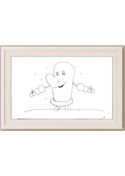 Anna Kyrinnaya 29X21CM Orijinal Karikatür Tablo fırsatları