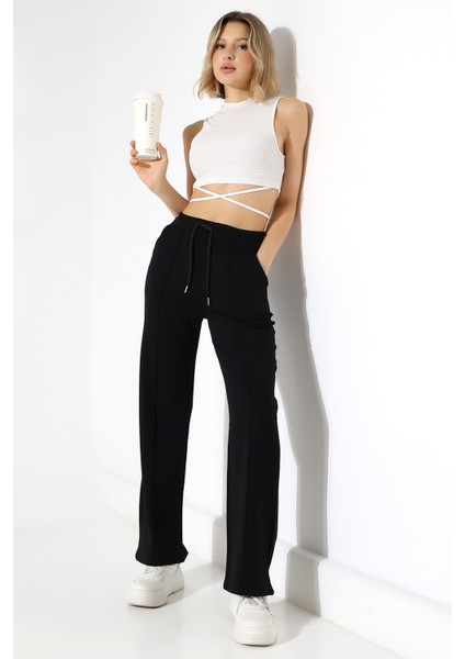 Içi Şardonlu Çimalı Eşofman Altı modelleri