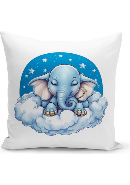 Çocuk Bebek Odası Dijital Baskılı Kırlent Kılıfı