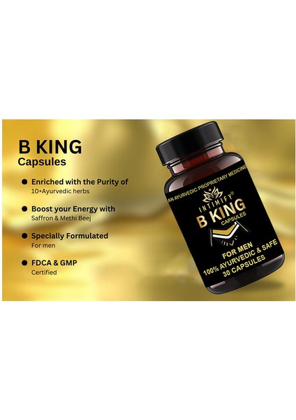 B King 2 Kutu Erkekler Için Ashwagandhaa Gokshura Shatavari Safed Musli Shudha Shilajit 30LU Destekleyici fiyatları