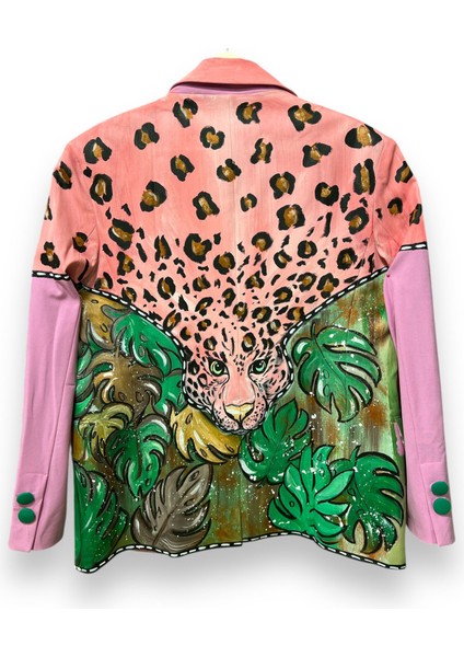 Tasarım Blazer Ceket Leopar modelleri