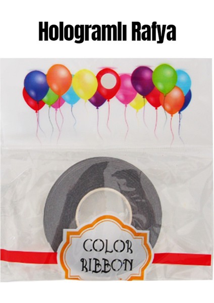 Rafya Ipi Balon Ipi Hologramlı Rafya 8mm 20 Metre Gümüş fiyatları