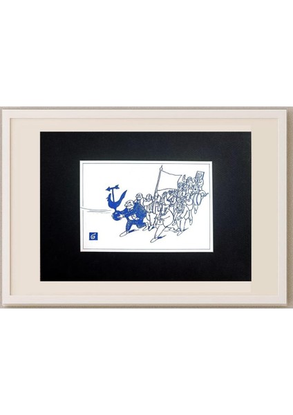 Unknown 15x10cm Orijinal Karikatür Tablo fırsatları