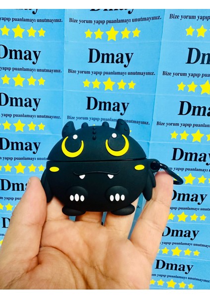 Apple Airpods Pro 3. Nesil (2025) Uyumlu Figürlü Silikon Kılıf Anahtarlıklı Kılıf