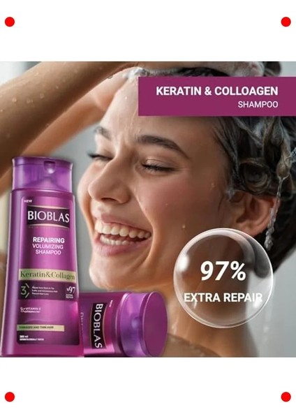 Kolajen & Keratin Içerikli Onarıcı Dolgunlaştırıcı Şampuan 360ML fiyatları