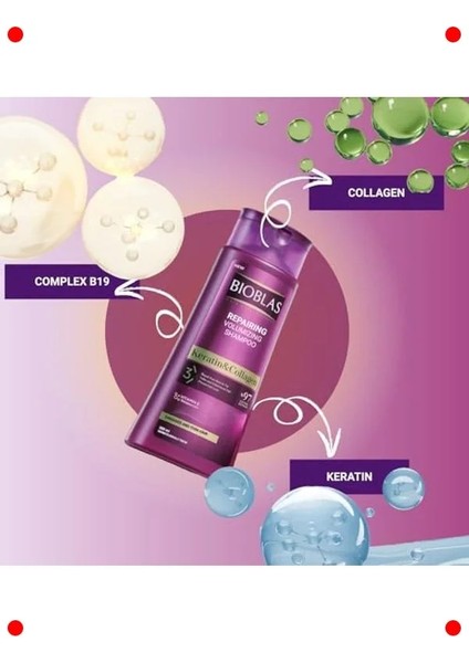 Kolajen & Keratin Içerikli Onarıcı Dolgunlaştırıcı Şampuan 360ML modelleri