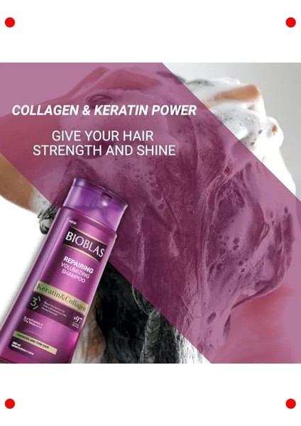 Kolajen & Keratin Içerikli Onarıcı Dolgunlaştırıcı Şampuan 360ML indirimleri