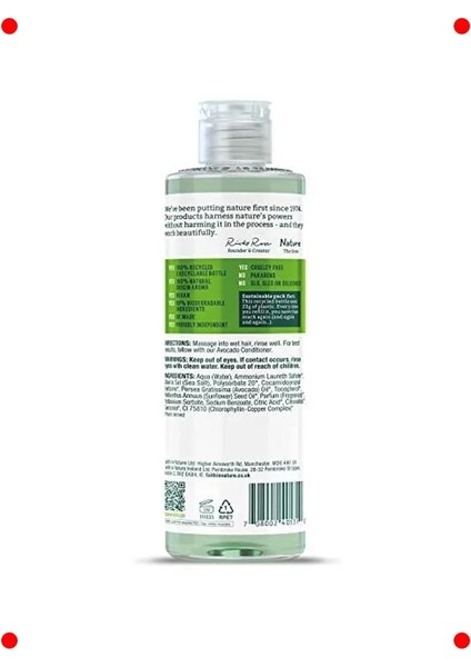 %99 Doğal Avokado Özlü Şampuan 400 ml modelleri