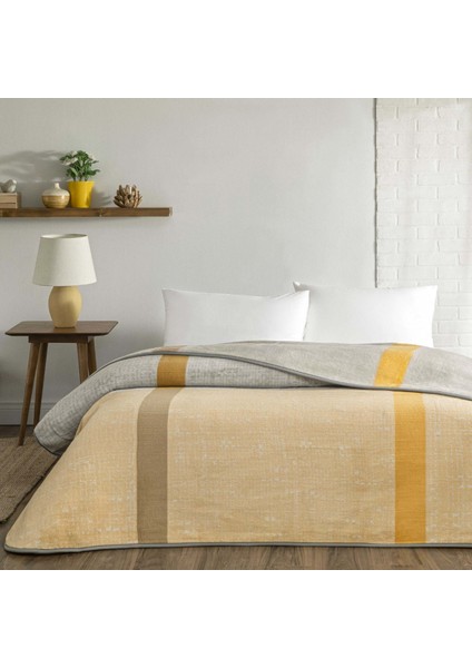 Mira Tek Kişilik Battaniye Gri