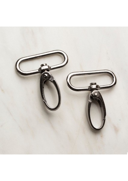 Loren 3 cm 2 Li Makrome Füme Rengi Anahtarlık Kanc