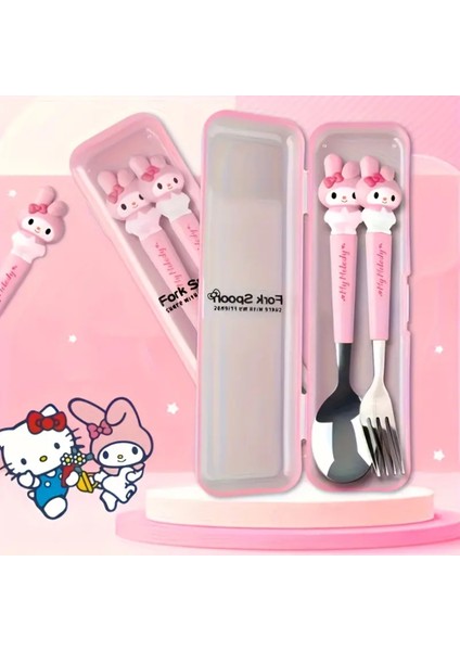 My Melody Figürlü Çatal Kaşık Seti CM51995