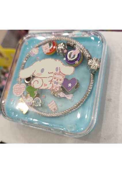 Kuromi ve Cinnamoroll Figürlü Pand. Model Bileklik (1 Adet )