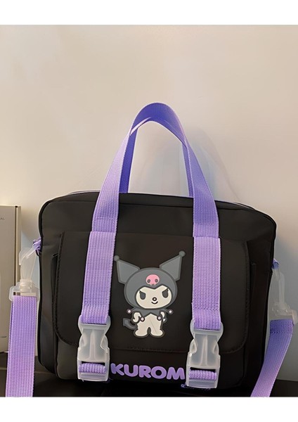 Çocuk Cross-Body Omuz Postacı Çantası Kuromi Figürlü