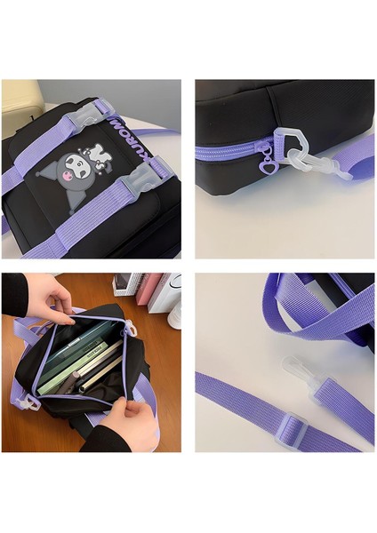 Çocuk Cross-Body Omuz Postacı Çantası Kuromi Figürlü fiyatları