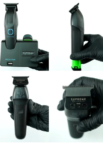Recharge Tıraş Makineleri Seti 7500+ Rpm Motor, 3 Saatlik Pil, Çıkarılabilir Batarya