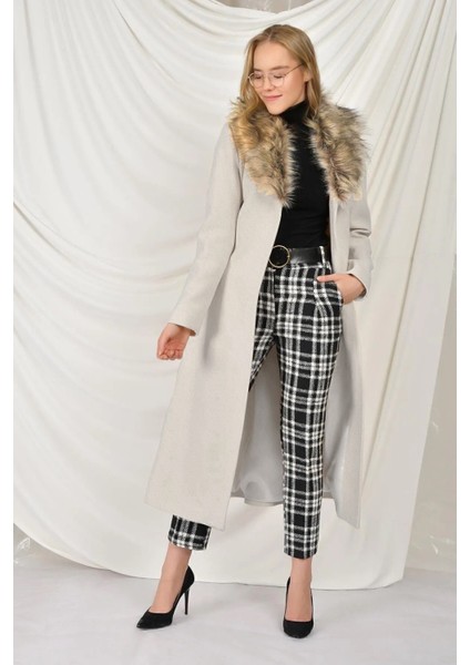 Tamboy Yakası Kürklü Kaban indirimleri