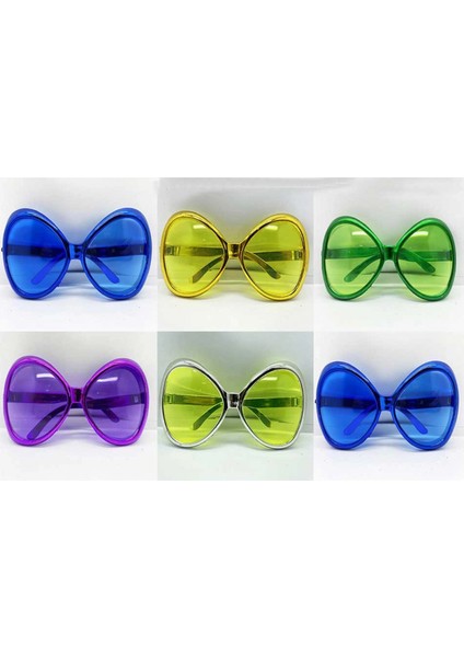 70li 80li Yıllar Nostalji Yeşilçam Retro Parti Gözlükleri 6 Adet