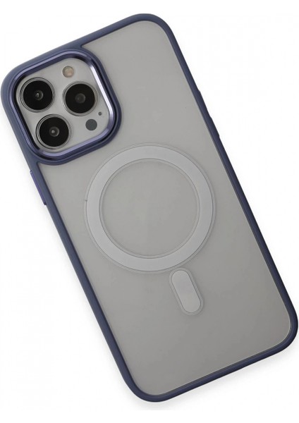 iPhone 15 Pro Max Kılıf Room Magneticsafe Silikon - Sierra Blue (K95) modelleri