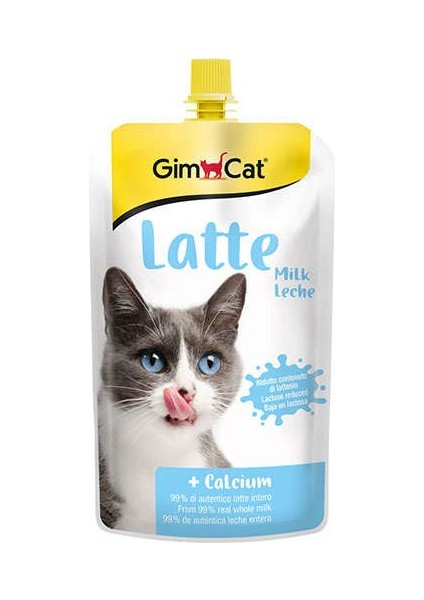 Gimcat Cat Milk Latte - Kedi Sütü 200ML+GİMCAT PUDİNG 150 GRAM