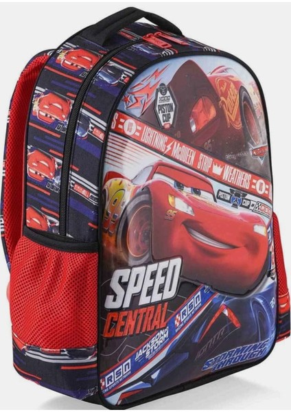 Anaokulu Için Çocuk Sırt Çantası Cars Speed Figürlü