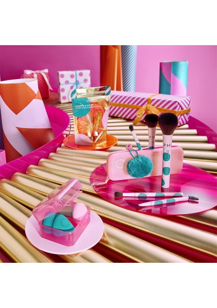 Yüz ve Göz Fırçası Seti - 2 Yüz Fırçası + 3 Göz Fırçası modelleri