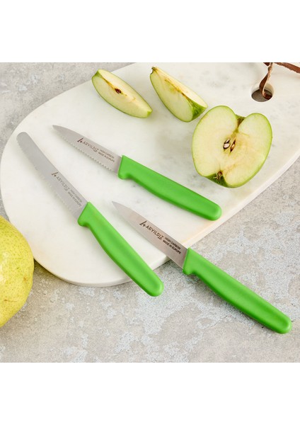Solo 3 Parça Bıçak Seti Yeşil