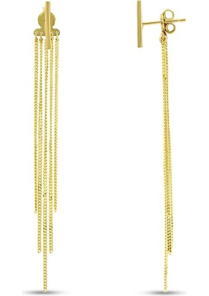 Tasarım Altın Küpe - 14K