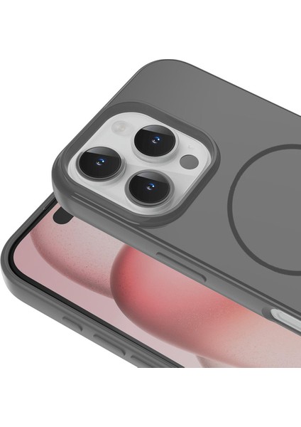 iPhone 16 Magsafe Özellikli Içi Kadife Yumuşak Aqua Silikon Kılıf modelleri