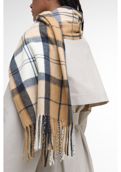 Hailes Tartan Atkı BR52 Hessian Navy Tartan fırsatları