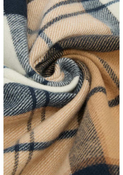 Hailes Tartan Atkı BR52 Hessian Navy Tartan