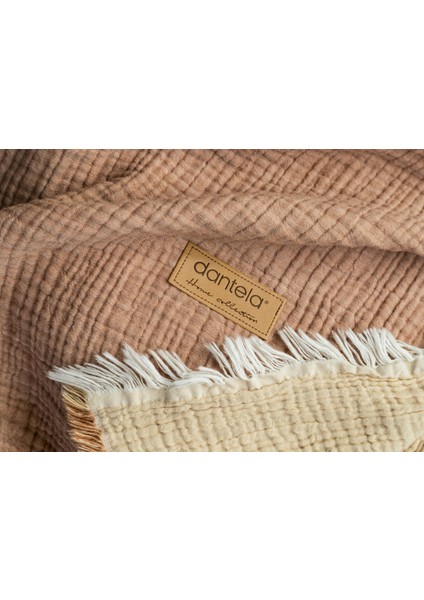 Camino Müslin 4katlı Yatak Örtüsü - Kahve fiyatları