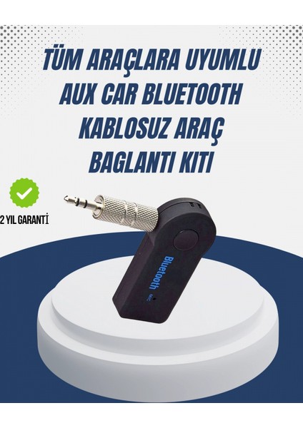 Bluetooth Destekli Aux Müzik ve Konuşma Cihazı