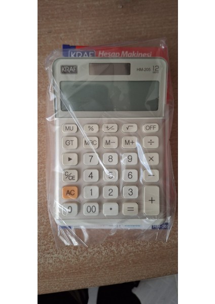 Hesap Makinesi Masa Üstü 12 HANEHM-205 Gd Altın