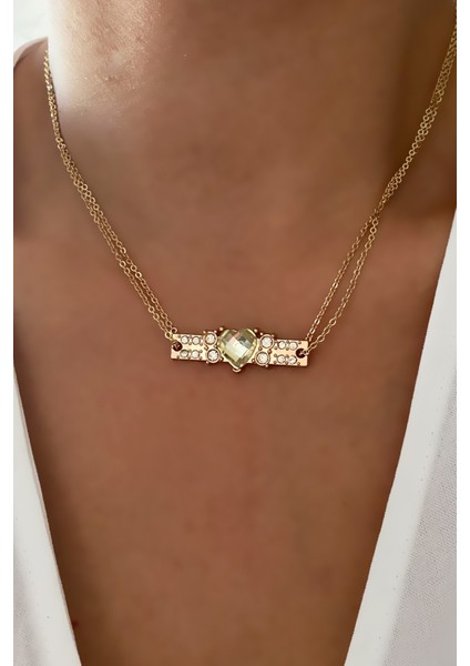 Kalp Uçlu Ince Zincir Kolye fiyatları