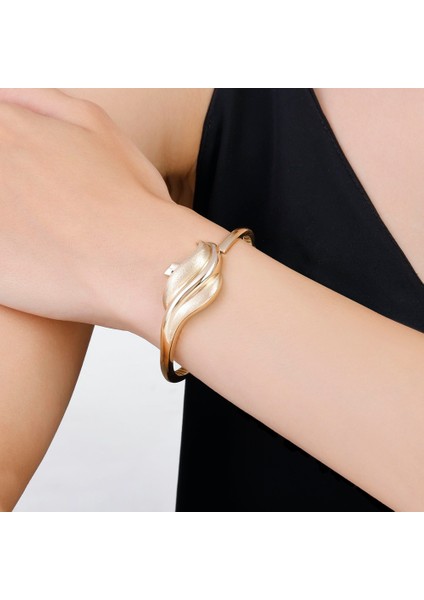 Altın Tasarım Kelepçe - 14K modelleri