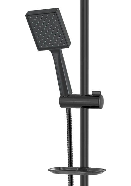 | Valtemo Siyah Kare Dikdörtgen Sürgülü Duş Seti modelleri