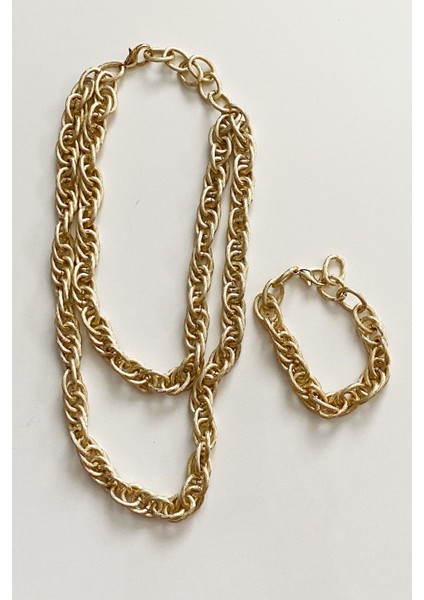 Işıltılı Zincir Kolye Bileklik Set fiyatları