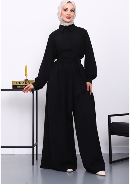 Siyah Bel Lastikli Tulum fiyatları