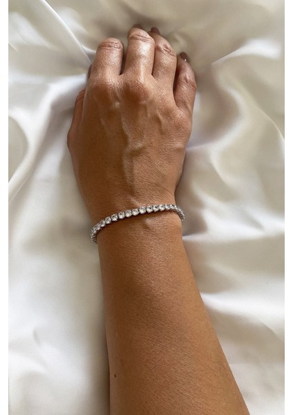 Suyolu Pırlanta Görünümlü Kolye Bileklik Set modelleri