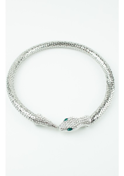 Zirkon Taşlı Yılan Figür Kolye fırsatları