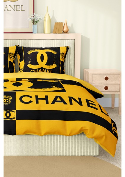 Nevresim Takımı Çift Kişilik Pamuklu Saten Kumaş 6 Parça 3D Dijital Baskı Duvet Cover Set Model No: fiyatları