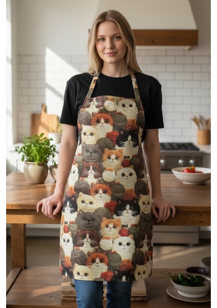 Unisex Mutfak Önlüğü Aşçı Önlüğü