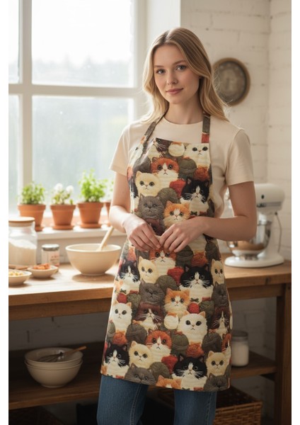 Unisex Mutfak Önlüğü Aşçı Önlüğü