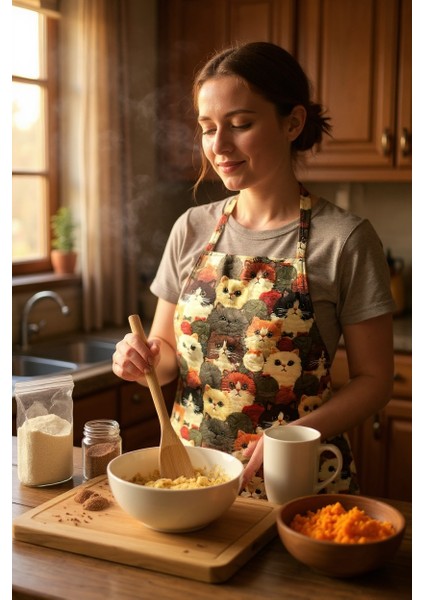 Unisex Mutfak Önlüğü Aşçı Önlüğü