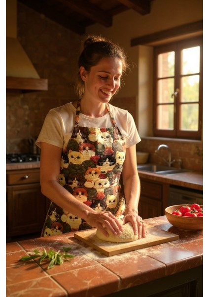 Unisex Mutfak Önlüğü Aşçı Önlüğü