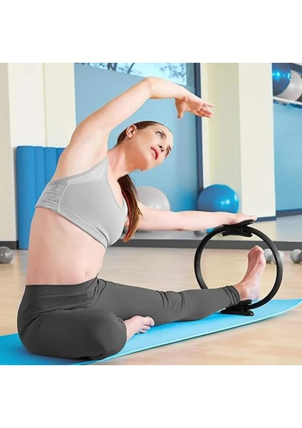 40 cm Pilates Çemberi Deluxe Tutamaçlı Plates Ring Circle Egzersiz Cemberi fırsatları