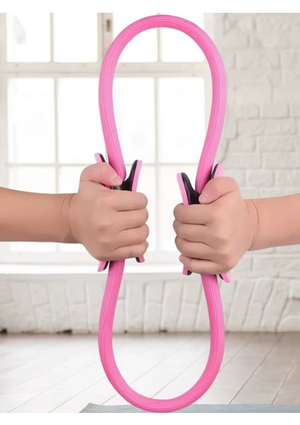 40 cm Pilates Çemberi Deluxe Tutamaçlı Plates Ring Circle Egzersiz Cemberi