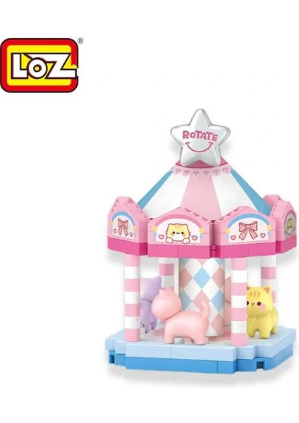 Vagonlıfe Loz 8630 Mikro Blok Lunapark Seri - Atlı Karınca 180 Parça 10+